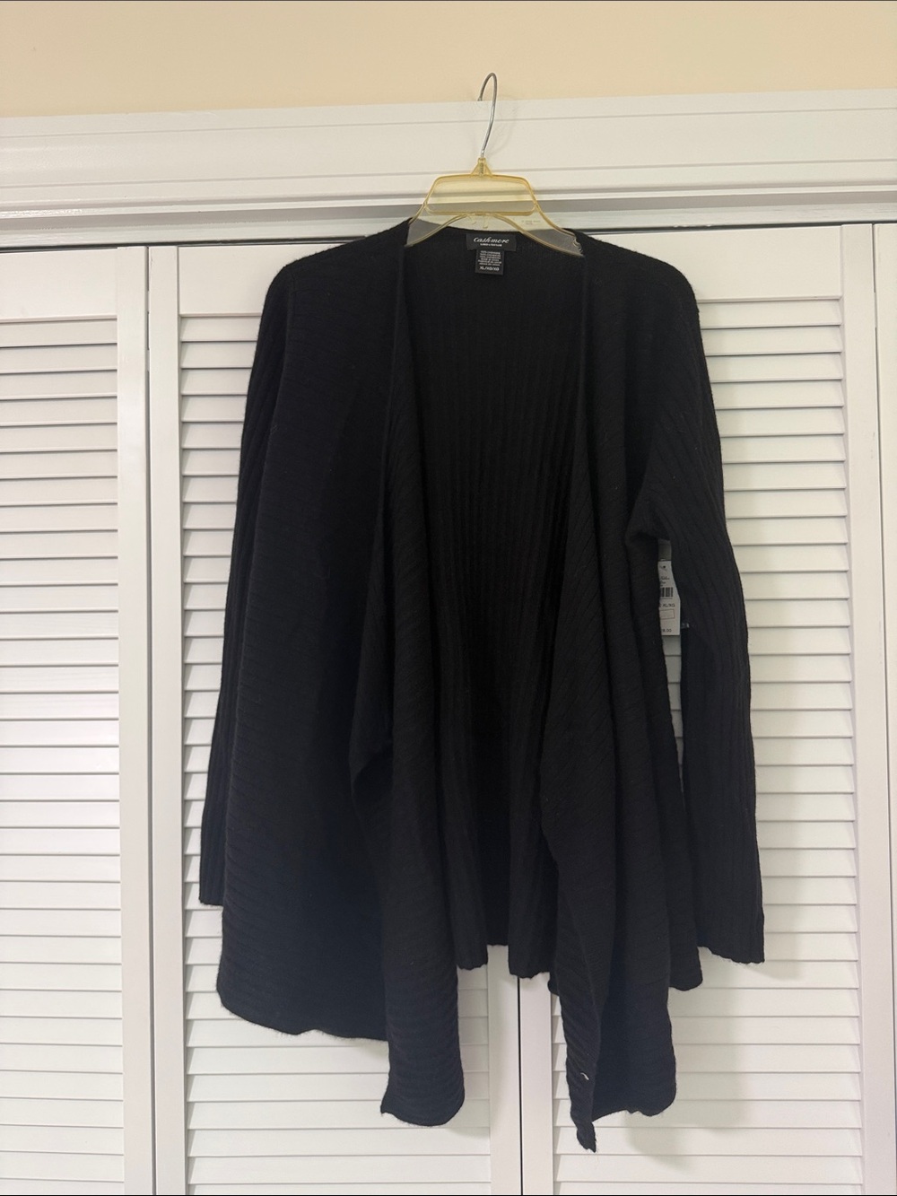 Lord and Taylor Cashmere Black Cardigan